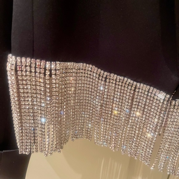 Gorgeous Alice and Olivia rhinestone trimmed short jacket.  Fabulous! - Picture 4 of 15